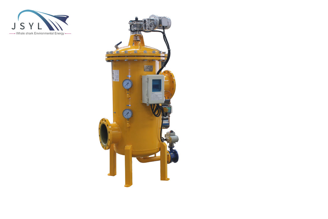 DN200 100um Alçak Basınçlı Su Filtresi 100 Mikron Otomatik Ters Yıkama Filtresi