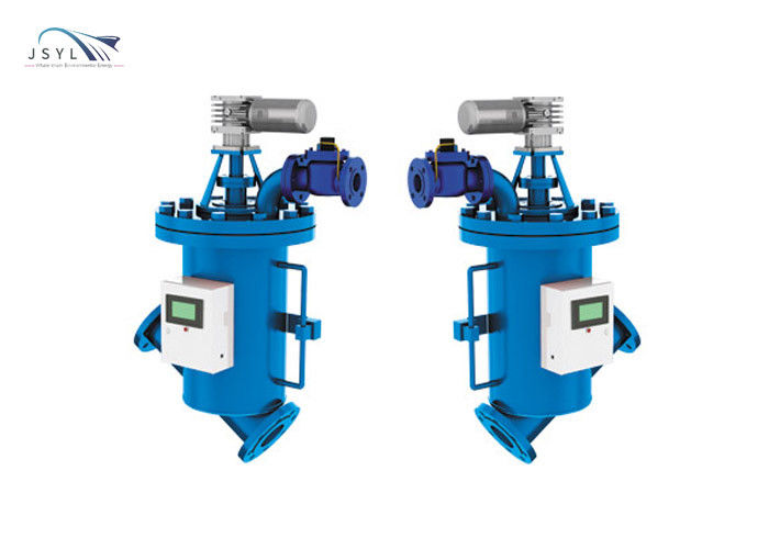 Dikey 400m3/H 200 Mikron Kama Tel Filtre Elemanı Otomatik Ters Yıkama Filtresi