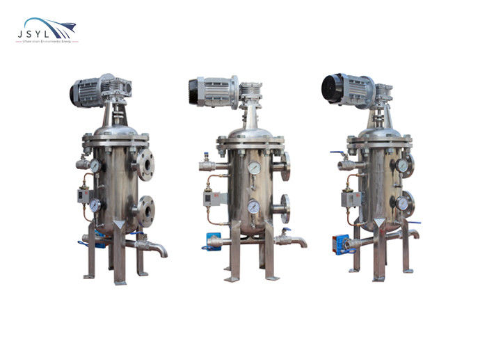 Dikey 400m3/H 200 Mikron Kama Tel Filtre Elemanı Otomatik Ters Yıkama Filtresi